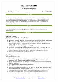 Firewall Engineer Resume Samples