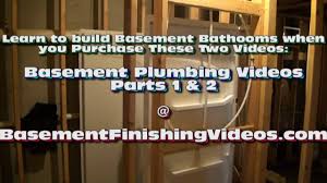 frame and plumb a basement bathroom