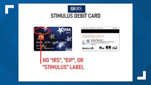 stimulus debit cards are being mailed