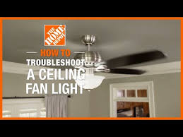 ceiling fan light troubleshooting the