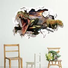 Jurassic world™ kids' suites your little ones can sleep among the dinosaurs in their own attached jurassic world™ themed room. Jurassic Park Wall Stickers 3d Dinosaur Stickers For Kids Room Living Room Home Decor Diy Cartoon Nursery Movie Mural Art From Totwo2 10 49 Dhgate Com