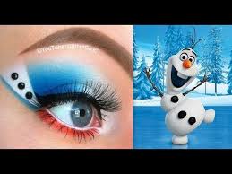 frozen olaf inspired makeup tutorial