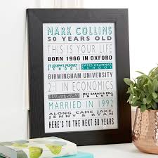 personalised gifts for him word art