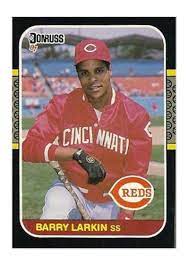 The manager cards contain a team checklist on back. 1987 Donruss Barry Larkin Cincinnati Reds 492 Baseball Card For Sale Online Ebay