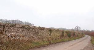 Old Stone Wall At Stalbridge Dorset