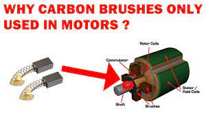 why carbon brushes only used in motors