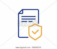 Protection, umbrella, shield, security, coverage, health, medical, care, life. Insurance Policy Line Vector Photo Free Trial Bigstock