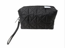 waist pouch black polyester toiletry