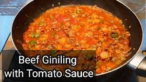 beef giniling with del monte tomato