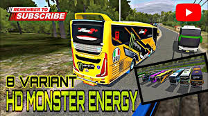 Our system stores livery bussid. 8 Variant Livery Hd Bussid Monster Energy Youtube