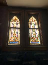 Antique Church Stained Glass Windows