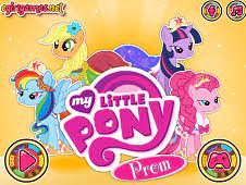 my little pony prom my little pony games