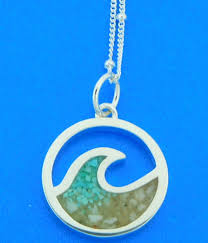 dune jewelry wave necklace long beach