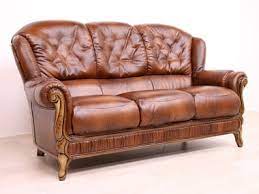 clic style high back leather sofas
