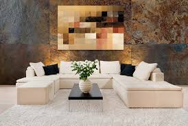 home decorating with modern art