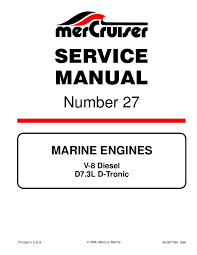 Mercury Mercruiser Marine Engine V 8 Diesel D7 3l D Tronic