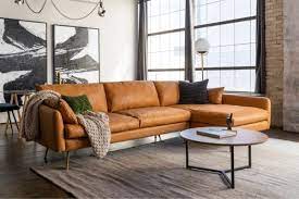 Park Vegan Leather Sectional Sofa