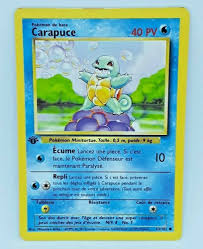 Pokémon card game (ポケモンカードゲーム pokemon kaado geemu)) is a collectible card game that is based on the pokémon series. Pokemon Card 1st Edition Carapuce Squirtle 63 102