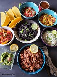 Sounds like a good weekend brunch plan to me, even if i have to subtract the margaritas and mojitos. Make Your Own Taco Bar Profusion Curry