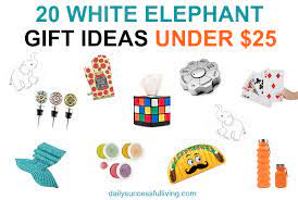20 creative white elephant gifts under 25