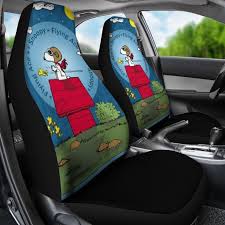Flying Ace Cartoon Car Seat Covers