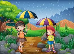rainy season with two s in the park
