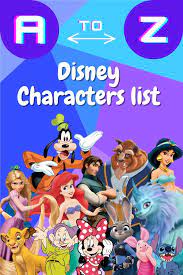 500 disney characters names list a z