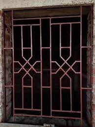 Paint Coated Wrought Iron Window Grill