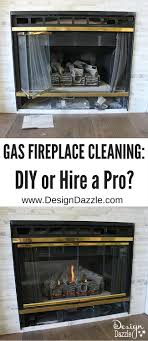 gas fireplace cleaning diy or hire a