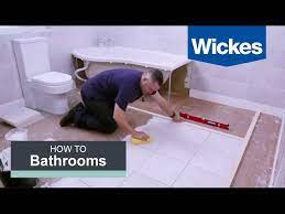 To Tile A Bathroom Floor With Wickes