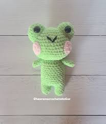 crochet frog plushie pattern crochet