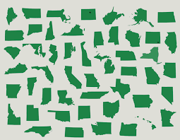Weltkarte umrisse zum ausdrucken din a3. Usa Umrisse Der 50 Bundesstaaten Erdkunde Quiz