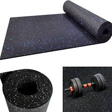 rubber rolls protective exercise mats