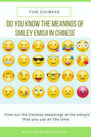 what smiley emojis mean in chinese and