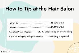 are you tipping your hairdresser enough