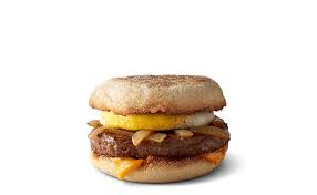 Steak Egg And Cheese Mcmuffin gambar png
