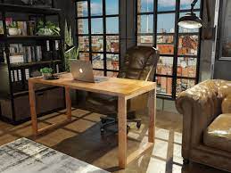 Wood Desk Table For Home Office