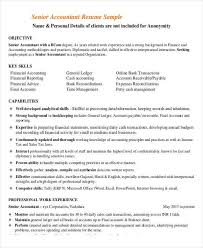 This free sample resume for a senior financial accountant has an accompanying senior financial accountant sample cover letter and sample job advertisement to help you put. 40 Free Accountant Resume Templates Pdf Doc Free Premium Templates