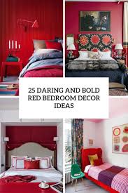 Well you're in luck, because here they come. 25 Daring And Bold Red Bedroom Decor Ideas Shelterness