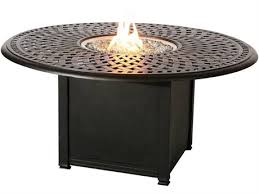 Cast Aluminum Round Fire Pit Table