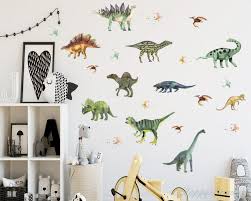 various dinosaurs kids wall decals