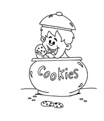 Besides being a healthy meal, milk and cookies are comforting. Cookie Coloring Pages Playing Learning