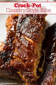 crock pot sweet country style ribs