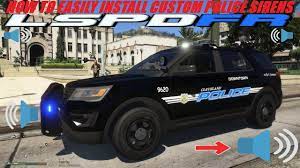 install custom police sirens into gta 5