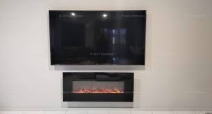 Can An Electric Fireplace Go Under A