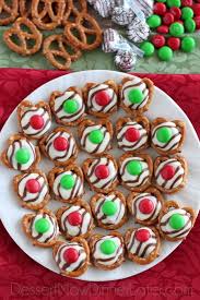 The best recipe for soft thumbprint hershey kiss cookies (a.k.a peanut butter blossoms). Christmas Pretzel Hugs Video Dessert Now Dinner Later