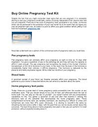 There also isn't any evidence out there to suggest that toothpaste can detect the pregnancy. Buy Online Pregnancy Test Kit