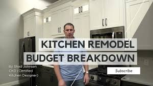 kitchen remodel budget breakdown shad