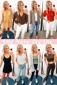 old navy try on haul straight a style