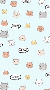 Cute Cartoon Cat Iphone Hd Wallpapers